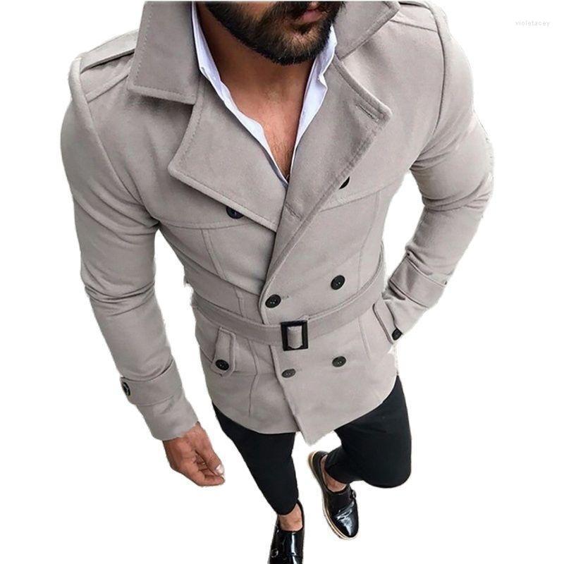 Men's Wool & Blends 2022 Jacket Fashion Slim Fit Long Sleeve Suit Top Windbreaker Trench Coat Men Autumn Winter Warm Button Viol22, Black
Men's Wool & Blends 2022 Jacket Fashion Slim Fit Long Sleeve Suit Top Windbreaker Trench Coat Men Autumn Winter Warm Button Viol22, Black