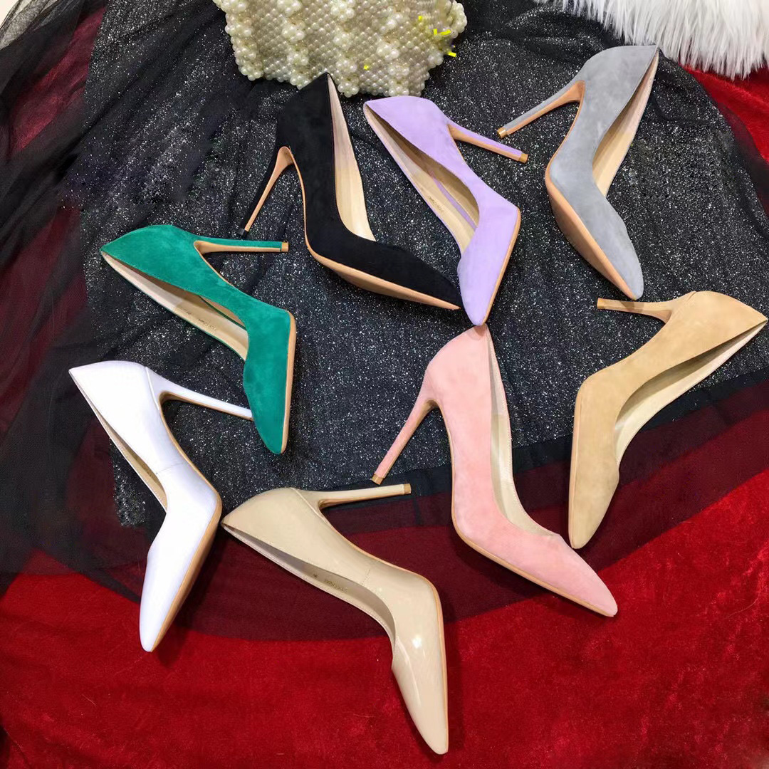 Gianvit Ross Woman fine high-heeled shoes Pumps 10.5cm Wedding Dress Womens Pointed toe leather shoe Nude Black Luxury Designers Dress heeled factory footwear, 4#
Gianvit Ross Woman fine high-heeled shoes Pumps 10.5cm Wedding Dress Womens Pointed toe leather shoe Nude Black Luxury Designers Dress heeled factory footwear, 4#