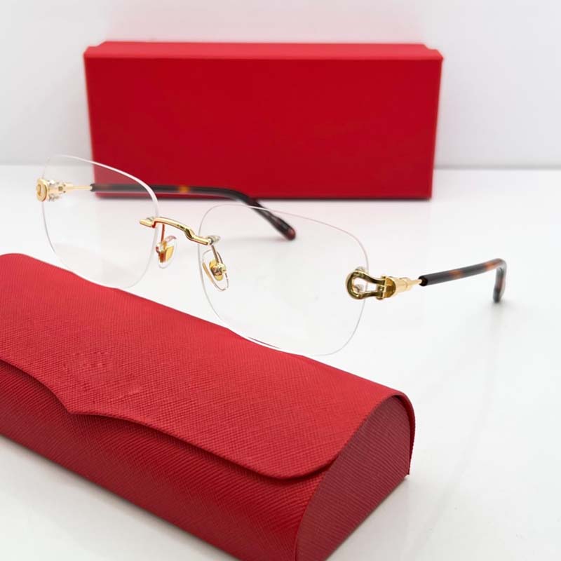 Fashion Designer carti luxury Cool sunglasses Mens Sunglasses Women Unisex Classic Optical Glasses Frame Rimless Customizable Prescription Photochromic Lens
Fashion Designer carti luxury Cool sunglasses Mens Sunglasses Women Unisex Classic Optical Glasses Frame Rimless Customizable Prescription Photochromic Lens