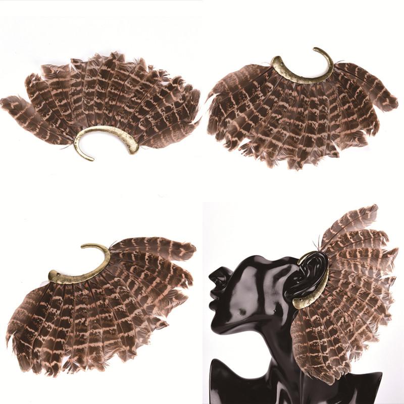 Clip-on & Screw Back 1 Pcs Unique Vintage Punk Women Men (Left) Unisex Big Feather Ear Cuff Non Piercing Clip On Earrings For Left
Clip-on & Screw Back 1 Pcs Unique Vintage Punk Women Men (Left) Unisex Big Feather Ear Cuff Non Piercing Clip On Earrings For Left