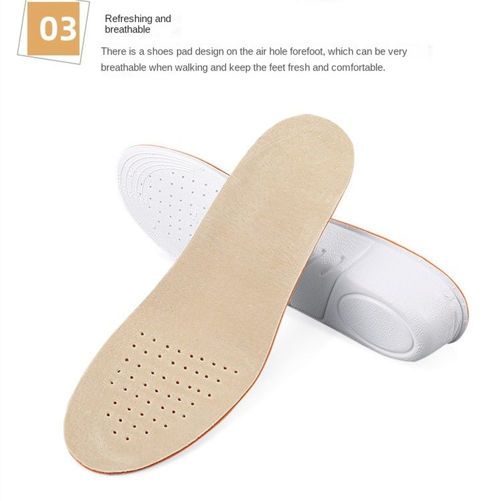 Height Increase Insoles For Growth 152535cm Invisible Height Lift Insole Inner Shoes Sole Heel Heightening Insert
