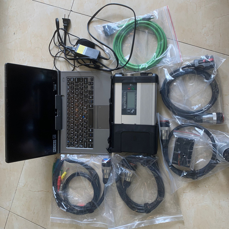 Super Chip Mb Star C5 With New SSD 2023.09 XENTRY/Vediamo/DTS V714 Diagnostic Laptop Best MB SD Connect C5 Ready Work