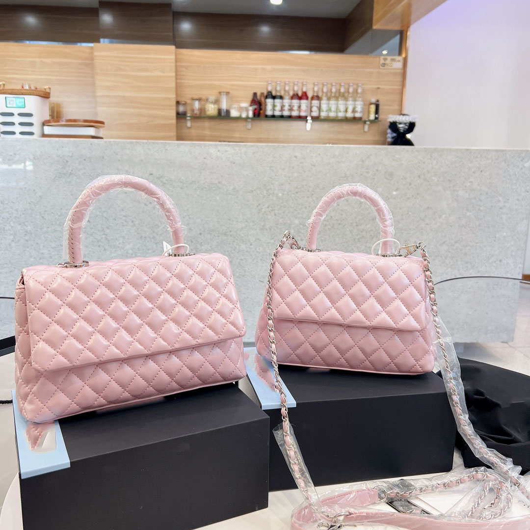 Classic Tote Bags Top Lambskin Plaid Quilted Hardware Metal Braided Chain Handle Shoulder Crossbody Bag French Luxury Designer Clutch Bag, Box
Classic Tote Bags Top Lambskin Plaid Quilted Hardware Metal Braided Chain Handle Shoulder Crossbody Bag French Luxury Designer Clutch Bag, Box