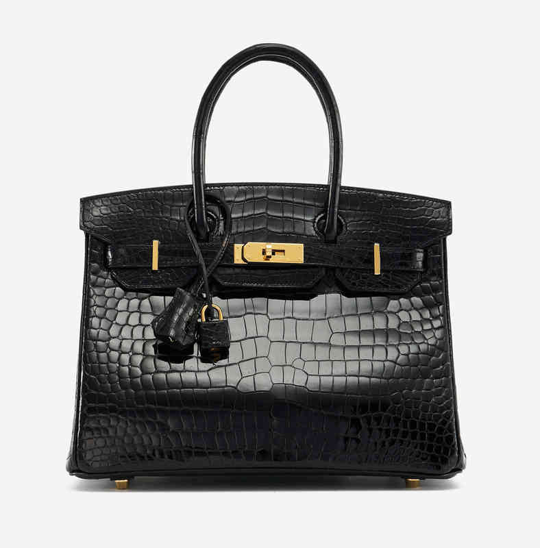 Hand Made h Family Platinum Bag Luxury Crocodile Pattern Women's Bag Handbag Imported Bay Crocodile Skin Black Inverted v, 25cm
Hand Made h Family Platinum Bag Luxury Crocodile Pattern Women's Bag Handbag Imported Bay Crocodile Skin Black Inverted v, 25cm