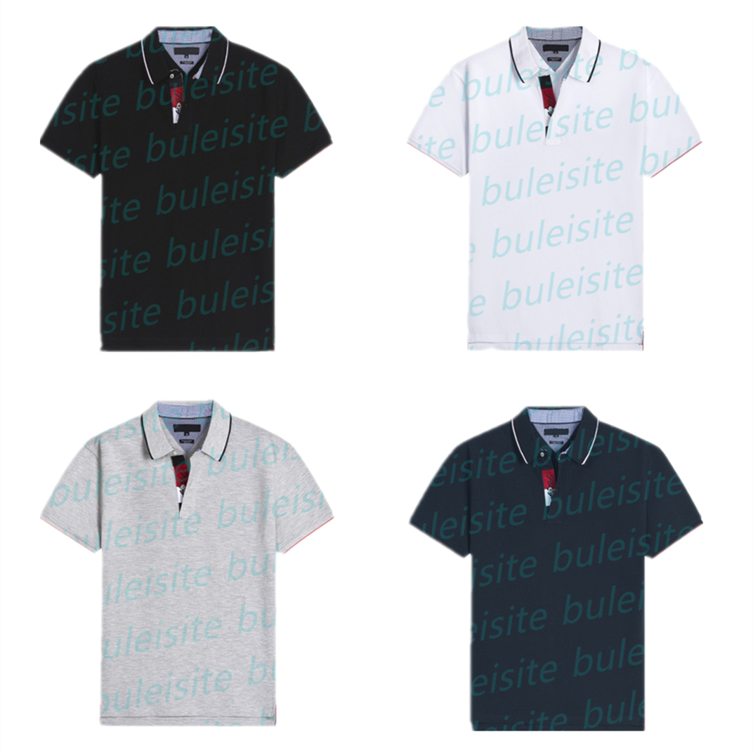Mens Polos lapel short sleeves breathable classic quality designer Polos shirt em broidered badge Fashion British style Top vintage high street gentlemans Tees, 3028-gray
Mens Polos lapel short sleeves breathable classic quality designer Polos shirt em broidered badge Fashion British style Top vintage high street gentlemans Tees, 3028-gray
