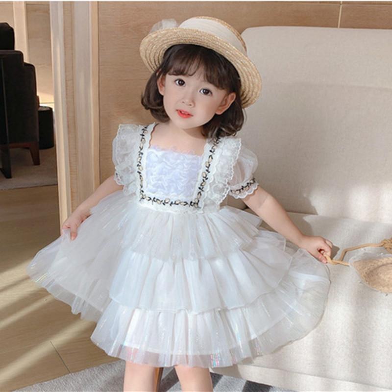 Girl's Dresses Kids Clothes 2022 Summer Girls Short Sleeve Lace Princess Dress Korean Style Lovely Baby Mesh Layered For 2-7Yrs Vestidoes
Girl's Dresses Kids Clothes 2022 Summer Girls Short Sleeve Lace Princess Dress Korean Style Lovely Baby Mesh Layered For 2-7Yrs Vestidoes