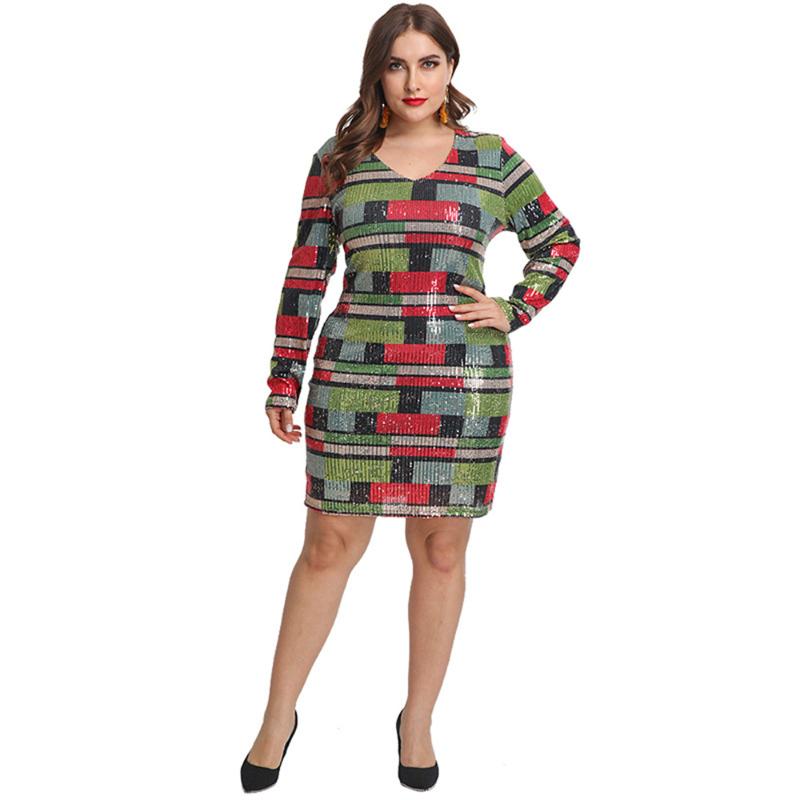 Plus Size Dresses Fashion Printed Long Sleeve Bodycon For Women Party Night Club Sexy Mini Dress Fall African Clothes Vestidos, Plaid
Plus Size Dresses Fashion Printed Long Sleeve Bodycon For Women Party Night Club Sexy Mini Dress Fall African Clothes Vestidos, Plaid