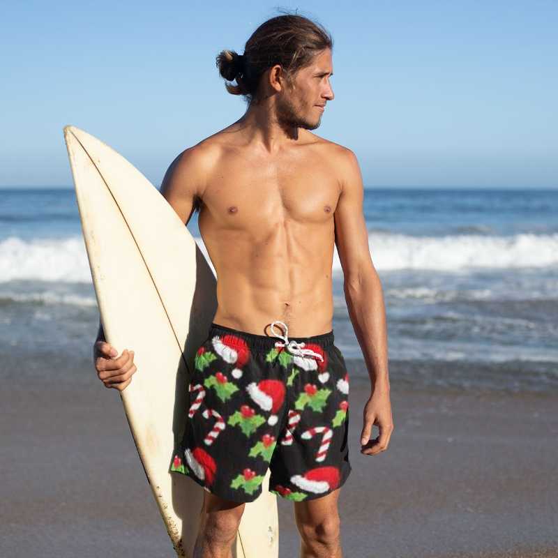 Men's Shorts Christmas Board Funny Bathing Swimming Trunks Polyester Men Swim TrunksMen's
Men's Shorts Christmas Board Funny Bathing Swimming Trunks Polyester Men Swim TrunksMen's