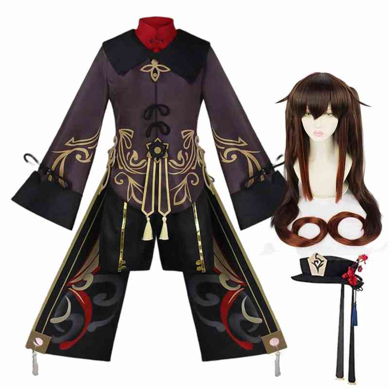 Anime Genshin Impact Hutao Hu Tao Women Halloween Clothes Cosplay Come Uniform G220516, A1 only wig
Anime Genshin Impact Hutao Hu Tao Women Halloween Clothes Cosplay Come Uniform G220516, A1 only wig