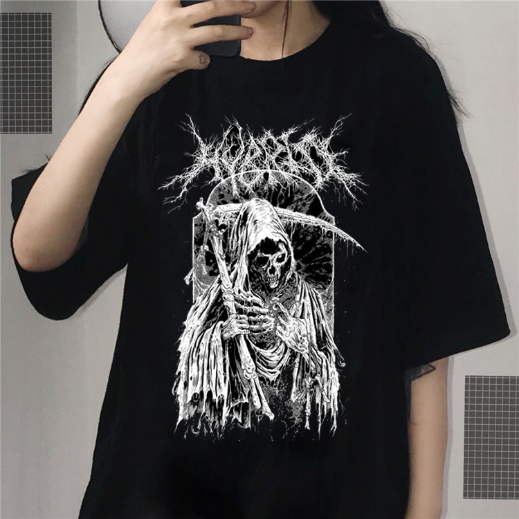 Summer Goth Female Tee Aesthetic Loose men and womenTshirt Punk Dark Grunge Streetwear gothic Top Tshirts Harajuku y2k Clothes 220615, 18
Summer Goth Female Tee Aesthetic Loose men and womenTshirt Punk Dark Grunge Streetwear gothic Top Tshirts Harajuku y2k Clothes 220615, 18