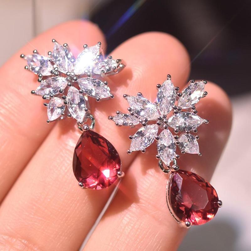 Dangle & Chandelier Huitan Luxury Red Cubic Zirconia Earrings For Women Wedding Engagement Earring High Quality Accessories Statement Jewelr
Dangle & Chandelier Huitan Luxury Red Cubic Zirconia Earrings For Women Wedding Engagement Earring High Quality Accessories Statement Jewelr