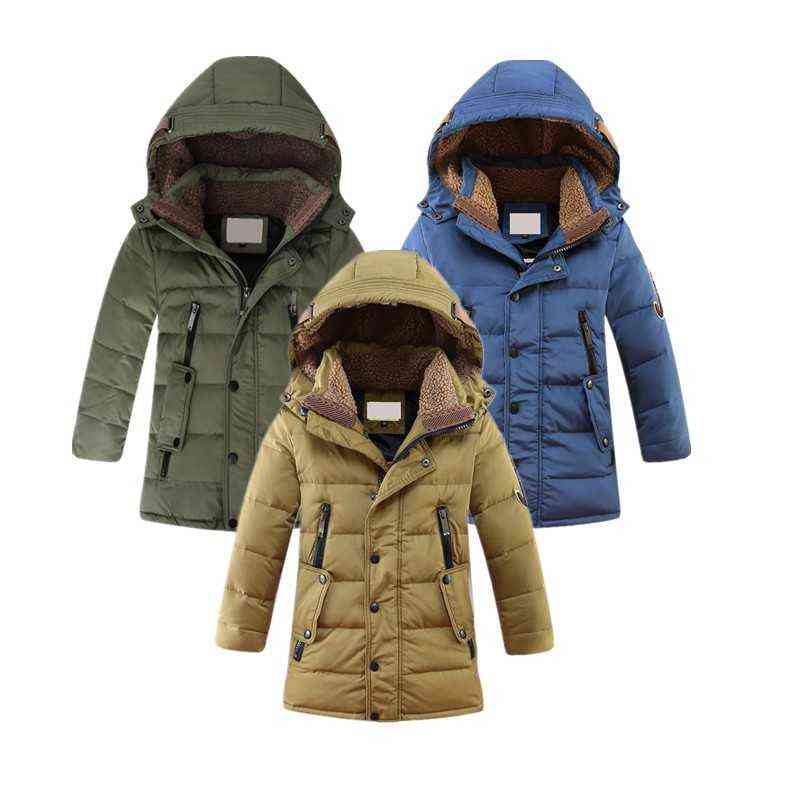 Boys New Mid-length Thickened Cotton Jackets Detachable Fleece Lining Cap Children's Padded Outerwear Solid Outdoor Warm Coats J220718, Green
Boys New Mid-length Thickened Cotton Jackets Detachable Fleece Lining Cap Children's Padded Outerwear Solid Outdoor Warm Coats J220718, Green