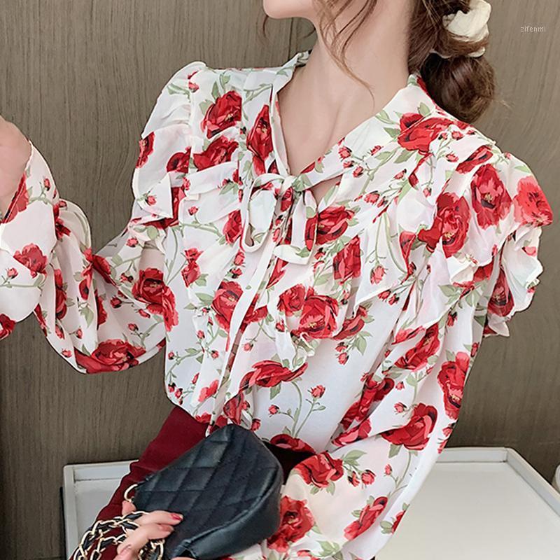 Long Sleeve Ruffles V-Neck Print Chiffon Blouse Shirt Blusa Women Blusas Mujer De Moda 2022 Womens Tops And Blouses D822 Women' & Shirts, Pink
Long Sleeve Ruffles V-Neck Print Chiffon Blouse Shirt Blusa Women Blusas Mujer De Moda 2022 Womens Tops And Blouses D822 Women' & Shirts, Pink