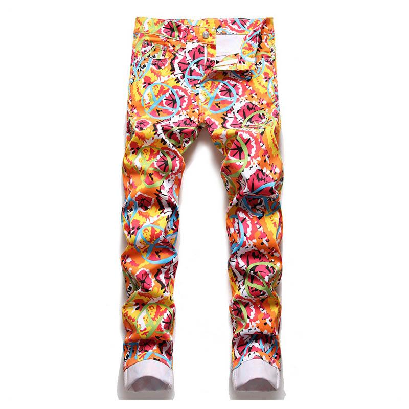 Men's Jeans Printed Streetwear Harakuju Casual Pants Slim Stretch Hip Hop Denim Trousers For MaleMen's, White
Men's Jeans Printed Streetwear Harakuju Casual Pants Slim Stretch Hip Hop Denim Trousers For MaleMen's, White