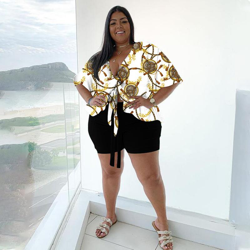 Women's Plus Size Tracksuits Two Piece Sets Womens Fashion T Shirt Shorts Tracksuit PrintedWomen's, Black
Women's Plus Size Tracksuits Two Piece Sets Womens Fashion T Shirt Shorts Tracksuit PrintedWomen's, Black