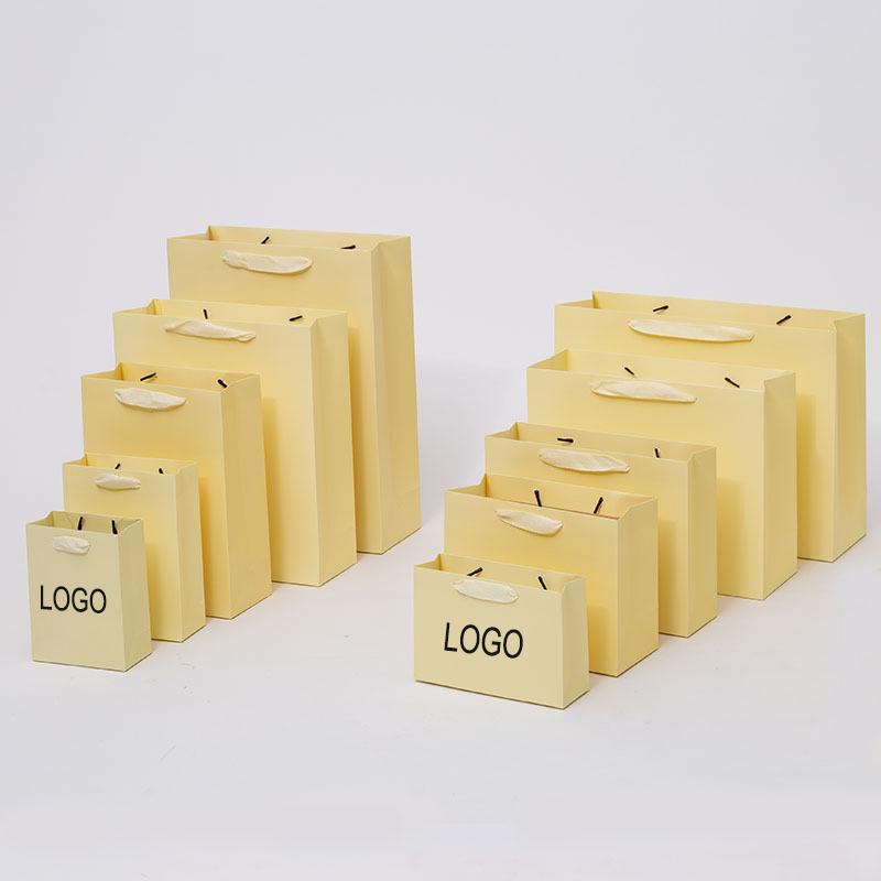 Gift Wrap 10Pcs Custom Logo Yellow Paper Clothing Bag Candy Jewelry Handle Wedding Party Handbag Shopping Storage Bags
Gift Wrap 10Pcs Custom Logo Yellow Paper Clothing Bag Candy Jewelry Handle Wedding Party Handbag Shopping Storage Bags