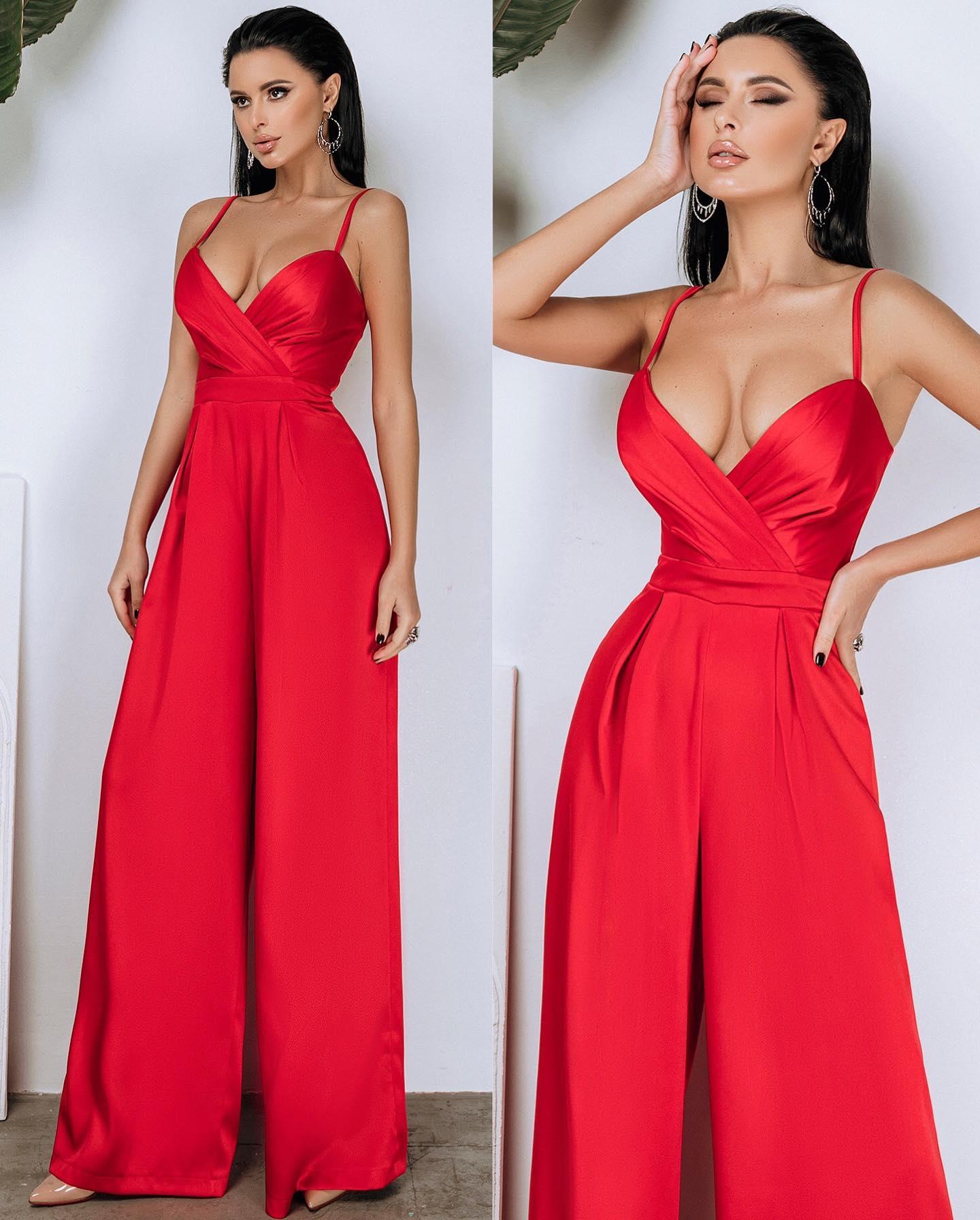 Hunter Green Evening Jumpsuit Dresses 2022 Sexy Spaghetti Backless Summer Holiday Beach Prom Reception Party Engagement Pant Suit