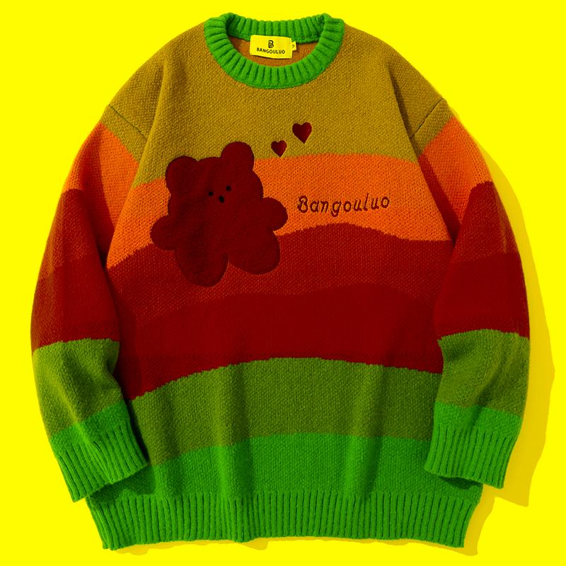 Men's Sweaters Autumn Striped Knitted Sweatercoat Men Loose Jumpers Fashion Causal Street O-Neck Pullovers Clothing Tops Male Plus SizeMen's, Green
Men's Sweaters Autumn Striped Knitted Sweatercoat Men Loose Jumpers Fashion Causal Street O-Neck Pullovers Clothing Tops Male Plus SizeMen's, Green