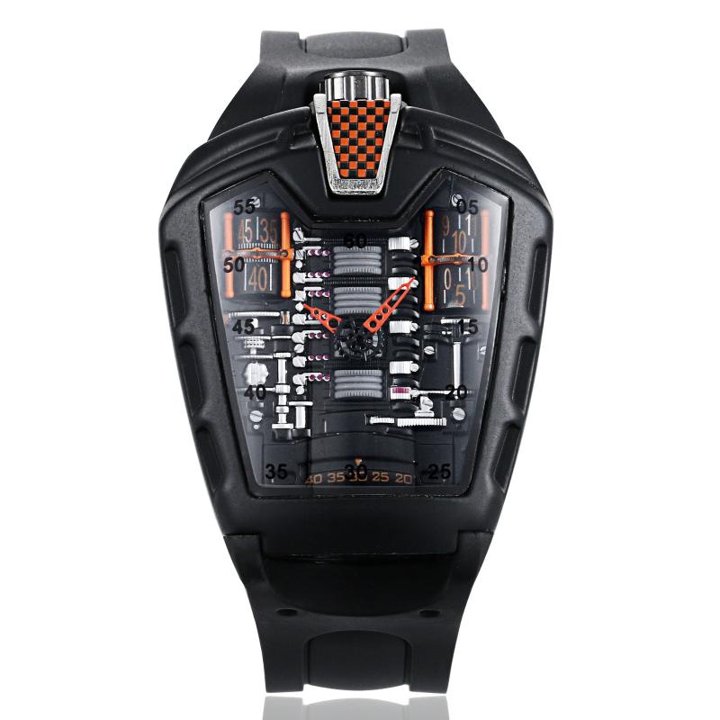Wristwatches Poisonous Sports Car Concept Racing Mechanical Style Six-cylinder Engine Compartment Creative Watch Men's Trend Fashion Wat, Red
Wristwatches Poisonous Sports Car Concept Racing Mechanical Style Six-cylinder Engine Compartment Creative Watch Men's Trend Fashion Wat, Red