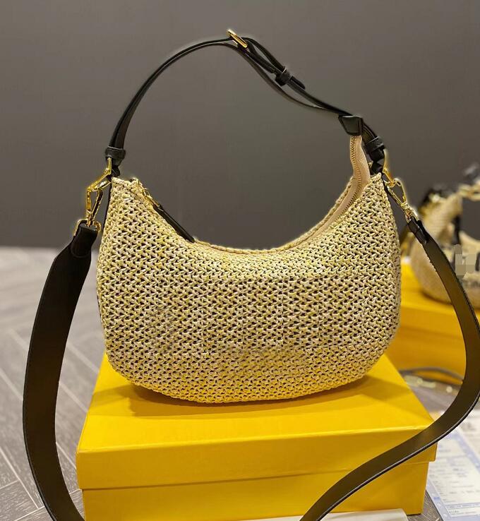 Straw Underarm Bag Women Handbag Hobo Purse Shoulder Crossbody Bags Raffia Craft Fashion Letter Printed Half-moon Handle Beach Zipper Totes, 01
Straw Underarm Bag Women Handbag Hobo Purse Shoulder Crossbody Bags Raffia Craft Fashion Letter Printed Half-moon Handle Beach Zipper Totes, 01