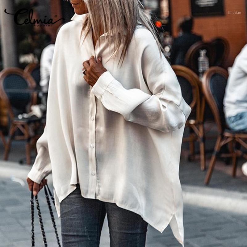 Celmia 2022 Fashion Women Shirts Lapel Long Sleeve Elegant Office Blouses Casual Loose Solid Work Tops Plus Size Blusas Feminina Women, Purple
Celmia 2022 Fashion Women Shirts Lapel Long Sleeve Elegant Office Blouses Casual Loose Solid Work Tops Plus Size Blusas Feminina Women, Purple