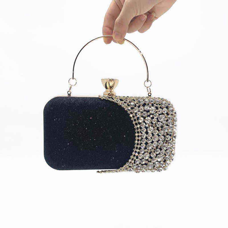 Women's Exquisite Handbag Evening Clutches 2022 New Luxury gold silver Wedding Party Crystal Wallet For Bridal Purse Bag B438 T220727
Women's Exquisite Handbag Evening Clutches 2022 New Luxury gold silver Wedding Party Crystal Wallet For Bridal Purse Bag B438 T220727