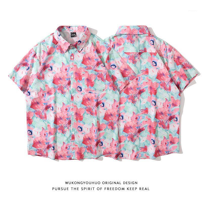 Women's Blouses & Shirts 2022 Summer Fashion Pink Floral Print Blouse Women Casual Loose Short Sleeve Shirt Hawaiian Beachwear Street E Girl, Color
Women's Blouses & Shirts 2022 Summer Fashion Pink Floral Print Blouse Women Casual Loose Short Sleeve Shirt Hawaiian Beachwear Street E Girl, Color