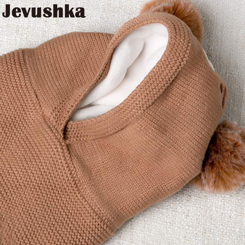 born Baby Winter Hat Warm Lining Cartoon Tiger Neck Girl and Boy Beanie Kids HT19031 220817