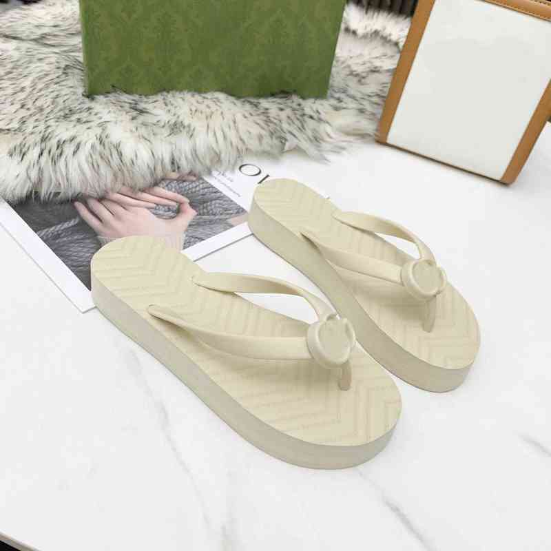 2021 new ladies beach slides fashion V-shaped flip flop sandals size 35-42, Box