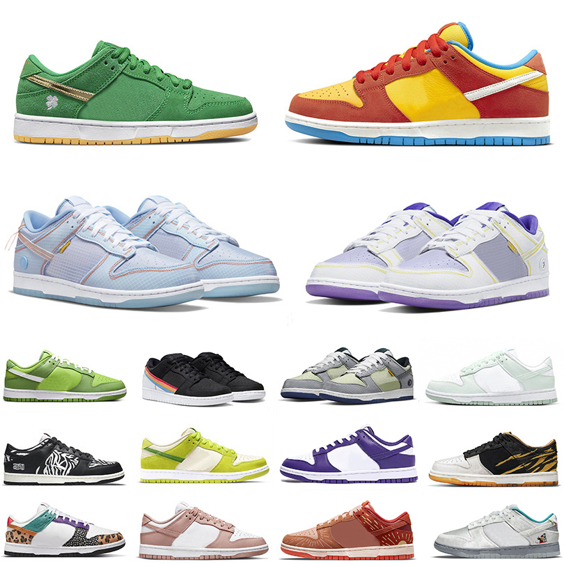 Shamrock Mens Running Shoes Low Bart Simpson Kermit Union x Court Purple Argon Pistachio Sour Apple Patchwork White Mint Zebra Trainers Sneakers for Women and Men, Box
Shamrock Mens Running Shoes Low Bart Simpson Kermit Union x Court Purple Argon Pistachio Sour Apple Patchwork White Mint Zebra Trainers Sneakers for Women and Men, Box