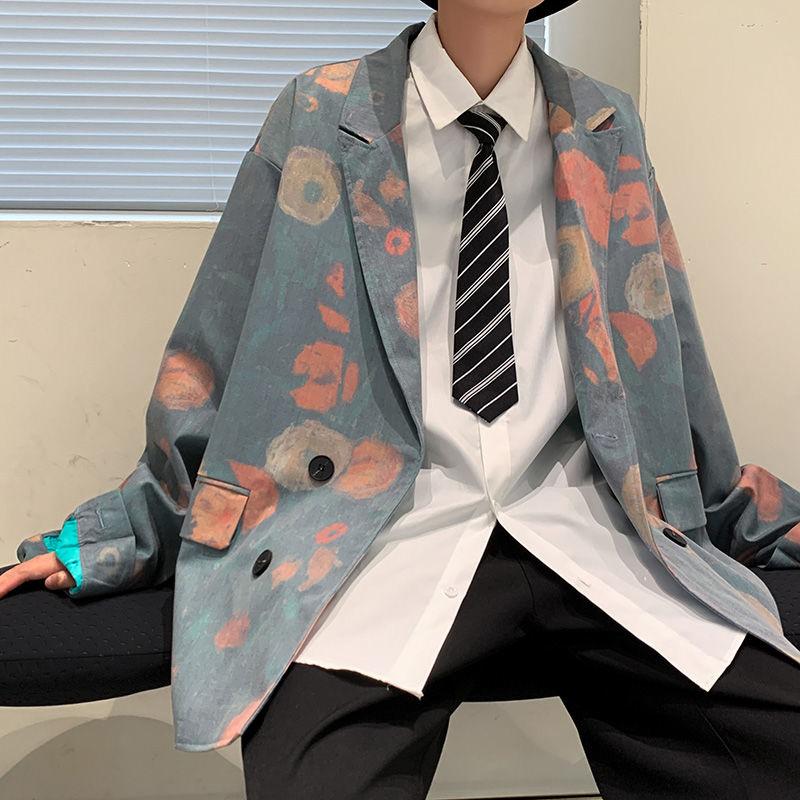 Men's Suits & Blazers 2022 Streetwear Coat Flower High Quality Suit Jackets Loose Casual Floral Blazer Single Button Western-style Clothes, Blue
Men's Suits & Blazers 2022 Streetwear Coat Flower High Quality Suit Jackets Loose Casual Floral Blazer Single Button Western-style Clothes, Blue