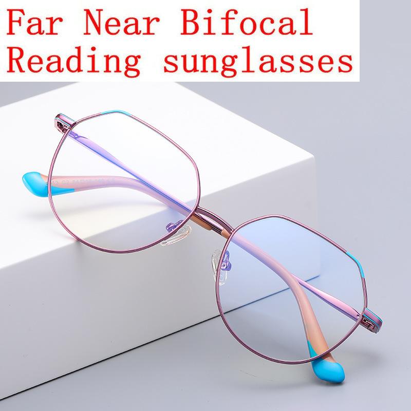 Sunglasses Transitional Pochromic Bifocal Reading Glasses With Round Lenses Multifocal For Women Me Reduce Eyestrain NXSunglasses
Sunglasses Transitional Pochromic Bifocal Reading Glasses With Round Lenses Multifocal For Women Me Reduce Eyestrain NXSunglasses