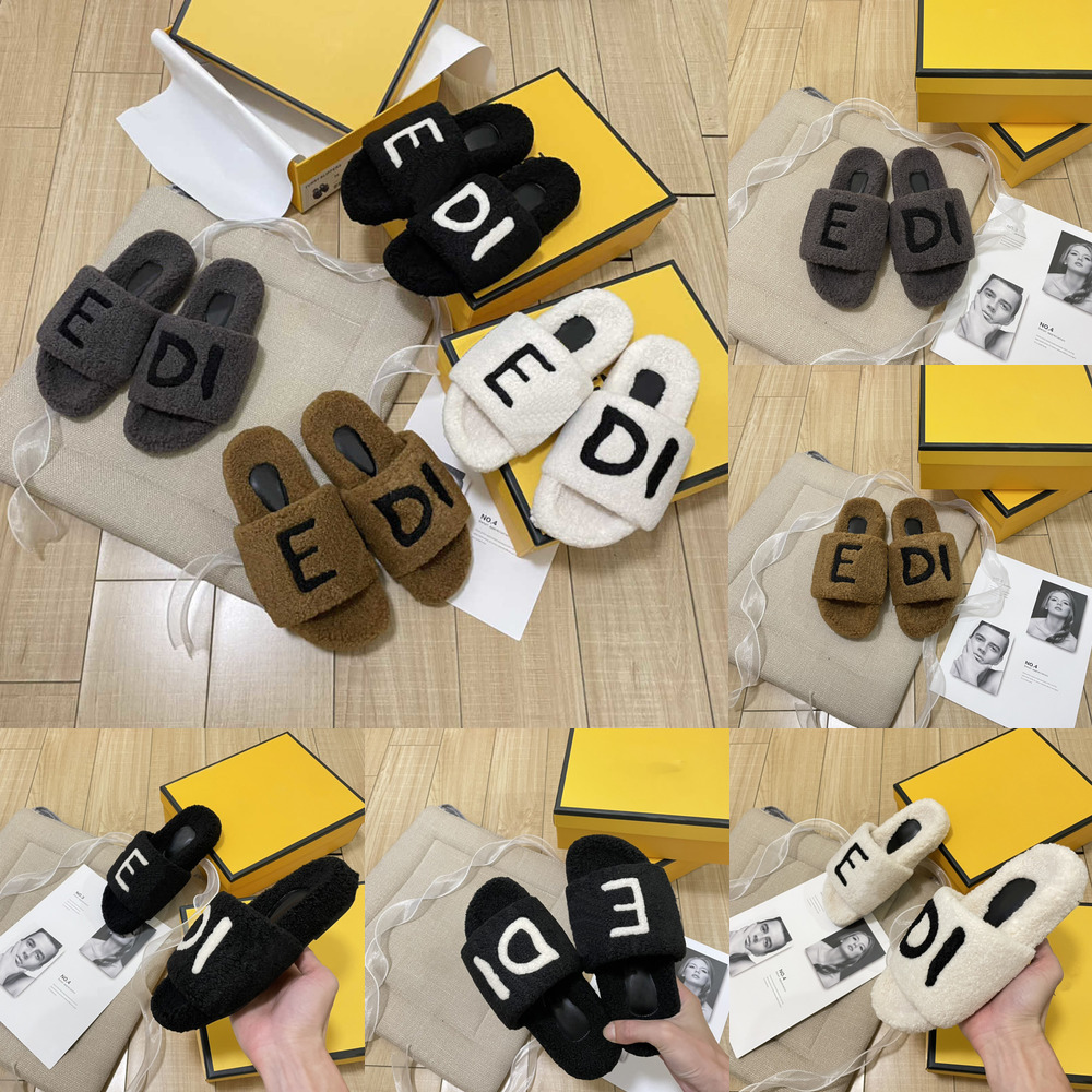 Women Winter Plush Slippers Designer Sandals Indoor Hotel Real F LambsWool Fur Furry Shoes Warm Fluff Platform Fluffy Slipper For Woman Slides Flip Flops Top Quality, F7262
Women Winter Plush Slippers Designer Sandals Indoor Hotel Real F LambsWool Fur Furry Shoes Warm Fluff Platform Fluffy Slipper For Woman Slides Flip Flops Top Quality, F7262