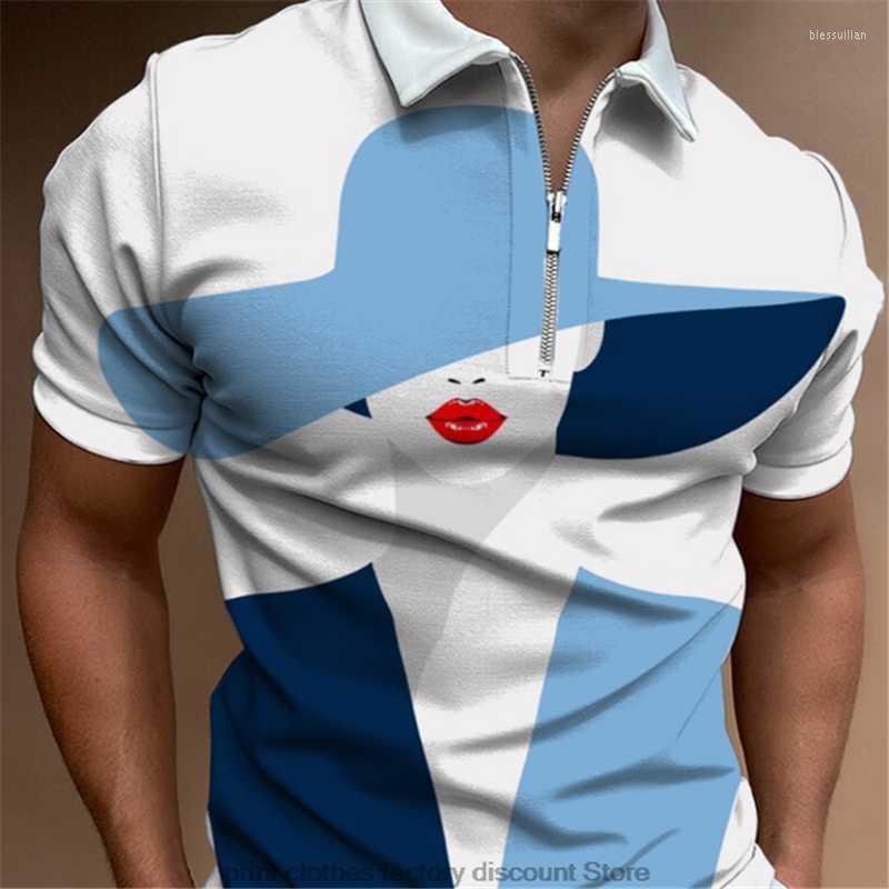 Men's Polos Summer Casual Zip Lapel Top Men Shirts Man Fashion Figure Printing Short Sleeve T-shirtMen's Men'sMen's Bles22
Men's Polos Summer Casual Zip Lapel Top Men Shirts Man Fashion Figure Printing Short Sleeve T-shirtMen's Men'sMen's Bles22