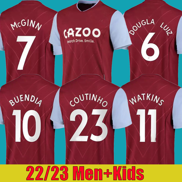 2022 2023 Aston Villaes Kamara Soccer Jerseys 22 23 Home WATKINS BUENDIA McGINN EL GHAZI DOUGLAS LUIZ MINGS KONSA CASH M.TREZEGUET Football shirts
2022 2023 Aston Villaes Kamara Soccer Jerseys 22 23 Home WATKINS BUENDIA McGINN EL GHAZI DOUGLAS LUIZ MINGS KONSA CASH M.TREZEGUET Football shirts