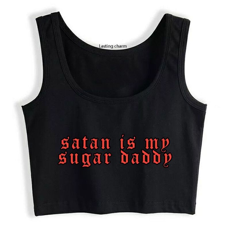 Atasan Tanpa Lengan Gambar Harajuku DEVIL Is My Sugar Daddy Kamisol Musim Panas untuk Olahraga Potongan Pas Badan Bersirkulasi Wanita 220613, White
Atasan Tanpa Lengan Gambar Harajuku DEVIL Is My Sugar Daddy Kamisol Musim Panas untuk Olahraga Potongan Pas Badan Bersirkulasi Wanita 220613, White
