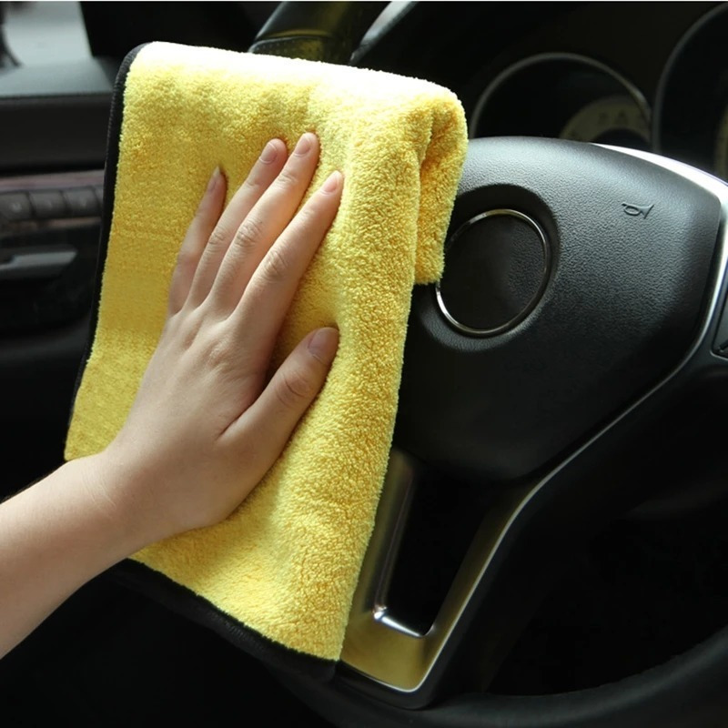 Microfiber Car Cleaning Towel Quick Drying Cloth Auto Detail Rag Super Absorbent Car Wash Accessories Products Vehicle Supplies