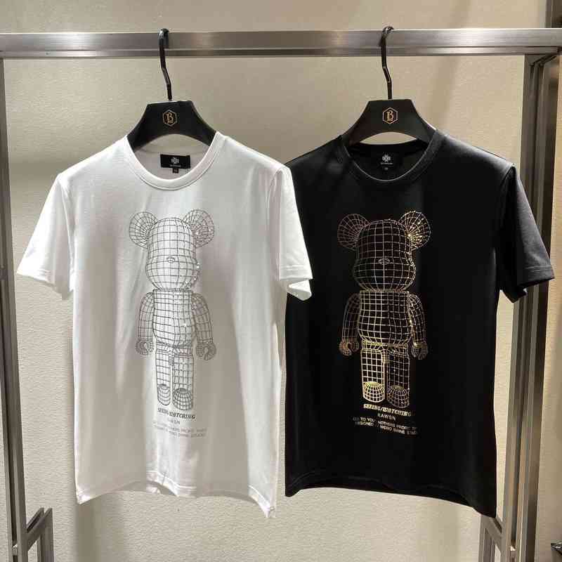 Designer Palm Fashion Brands Tshirt Summer New Mercerized Cotton Europe And America Mens Woman Lovers Soft Violent Bear Print Hot Drill Round Neck Angel Tshirt
Designer Palm Fashion Brands Tshirt Summer New Mercerized Cotton Europe And America Mens Woman Lovers Soft Violent Bear Print Hot Drill Round Neck Angel Tshirt