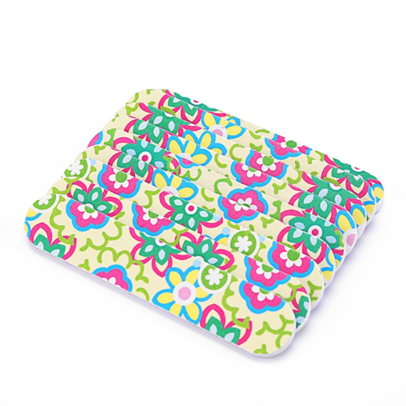 Nail File Buffer Sanding Washable Manicure Tool Nail Art Polish Sandpaper Strip Bar Polishing