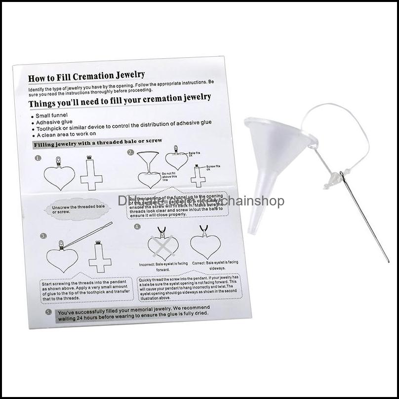 Other Jewelry Tools Equipment Ijf0968 Cremation Filling Kit Samll Plastic Funnel With The Specifications About How To Fill Pendant Drop De
Other Jewelry Tools Equipment Ijf0968 Cremation Filling Kit Samll Plastic Funnel With The Specifications About How To Fill Pendant Drop De