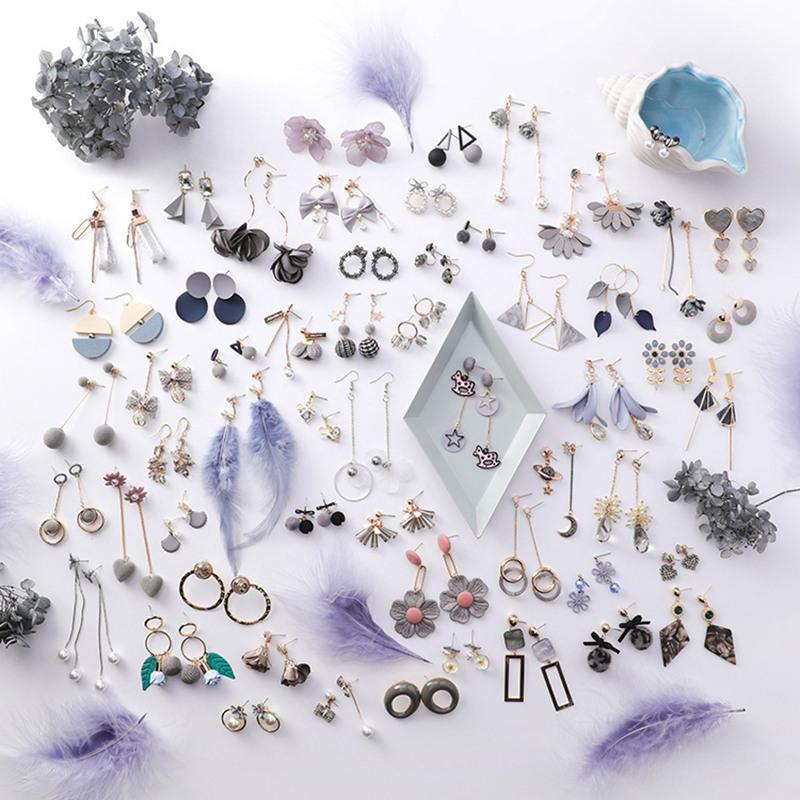Dangle & Chandelier Fashion Grey Series Korean Sweet Earrings Tassel Long Cute Statement Geometric Drop For Women Gift JewelryDangle
Dangle & Chandelier Fashion Grey Series Korean Sweet Earrings Tassel Long Cute Statement Geometric Drop For Women Gift JewelryDangle