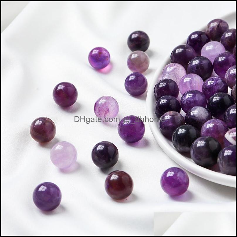 Stone Loose Beads Jewelry Natural 15Mm Amethyst Ball Bead Palm Quartz Mineral Crystal Tumbled Gemstones Hand Piece Home Decoration Accessori
Stone Loose Beads Jewelry Natural 15Mm Amethyst Ball Bead Palm Quartz Mineral Crystal Tumbled Gemstones Hand Piece Home Decoration Accessori