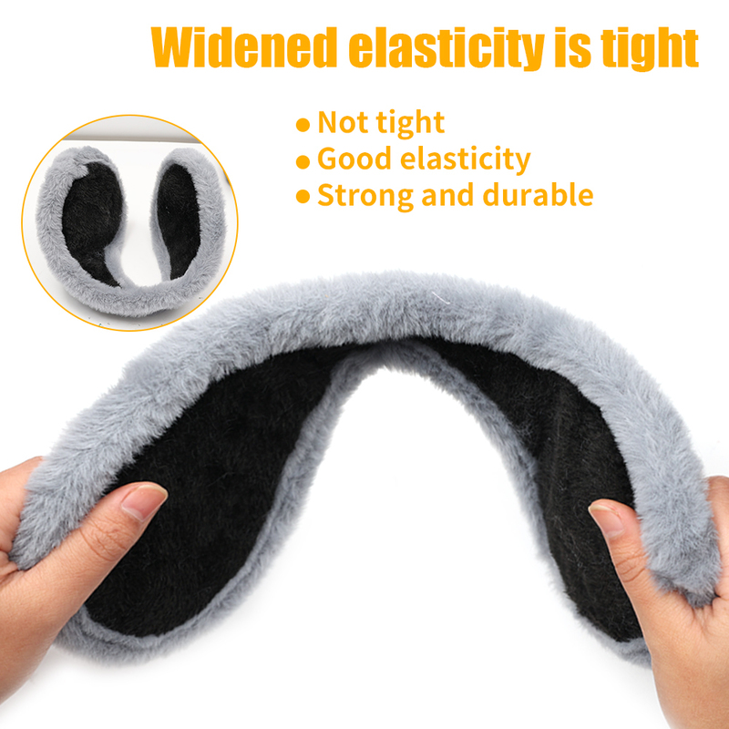 Warm Thicken Velvet muffs Winter Outdoor Cycling Fleece Fur Men Women Cover Protector Plush Soft Ear Muffs Mask 220726