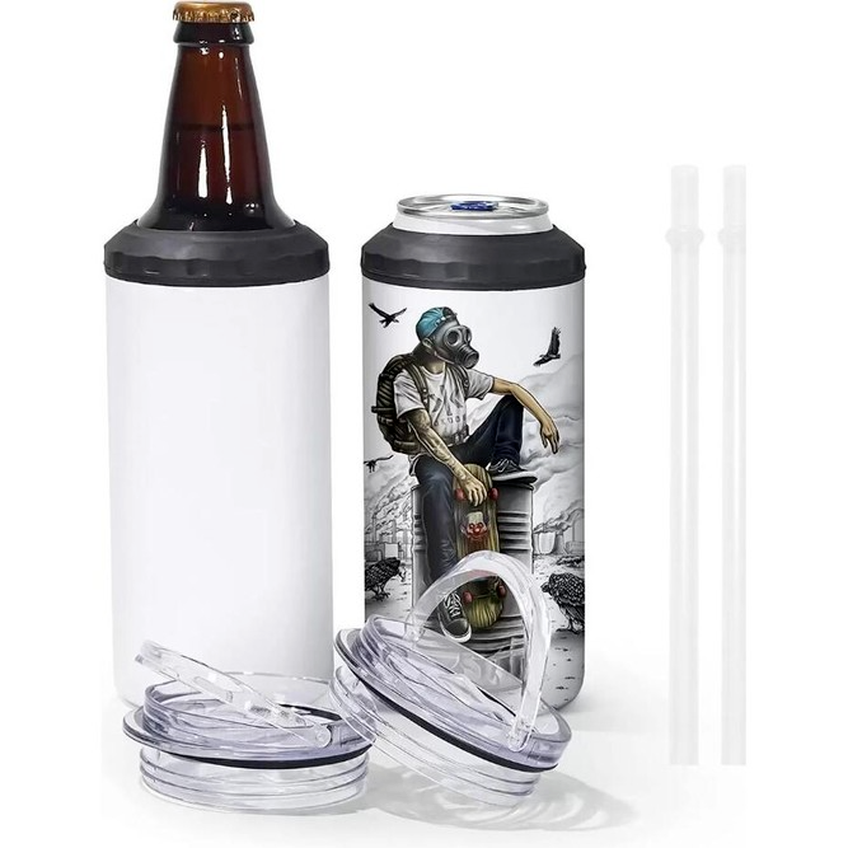 16 OZ Sublimation Can Cooler Tumblers Blanks 4-in-1 Can Insulator Adapter with Leack-Proof Lid & Plastic Straw, Stainless Steel Cooler sxa27, As pic
16 OZ Sublimation Can Cooler Tumblers Blanks 4-in-1 Can Insulator Adapter with Leack-Proof Lid & Plastic Straw, Stainless Steel Cooler sxa27, As pic