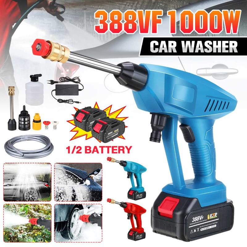 Car Washer 1000W Wireless High Pressure Water Gun Spray Portable Foam Generator For 18V Makit Battery
Car Washer 1000W Wireless High Pressure Water Gun Spray Portable Foam Generator For 18V Makit Battery