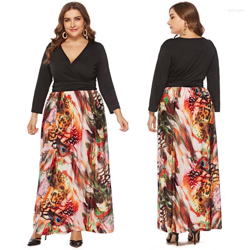 Plus Size Dresses 2022 Women Dress Autumn Patchwork Long Sleeve Larges Big Plussize Clothes Clothing Casual Wear For Female Suits Echm22, 0110
Plus Size Dresses 2022 Women Dress Autumn Patchwork Long Sleeve Larges Big Plussize Clothes Clothing Casual Wear For Female Suits Echm22, 0110