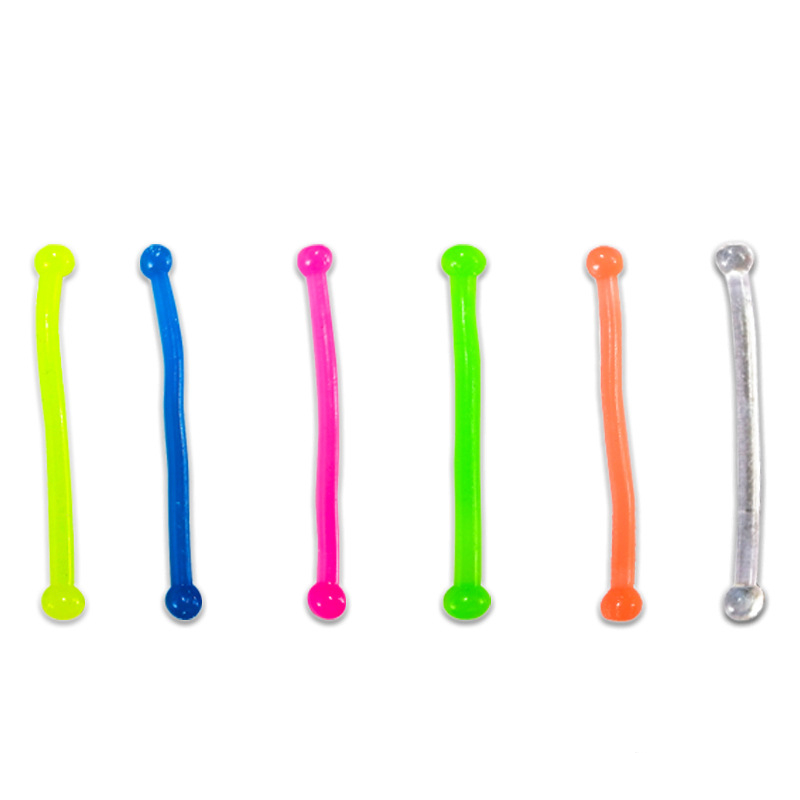 Fidget Toys Popular TPR Swing Stick Lalalale Decompression Toys Mini Fun Children's Small Toy Wholesale