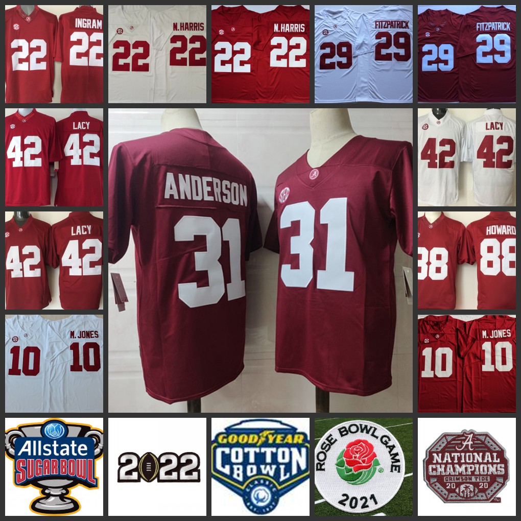 9 Bryce Young Jersey Mark Ingram Najee Harris 29 Minkah Fitzpatrick 31 Will Anderson Jr. 42 Eddie Lacy DeVonta Smith O. J. Howard 6 Blake Sims Mac Jones Alabama Crimson Tide, 10
9 Bryce Young Jersey Mark Ingram Najee Harris 29 Minkah Fitzpatrick 31 Will Anderson Jr. 42 Eddie Lacy DeVonta Smith O. J. Howard 6 Blake Sims Mac Jones Alabama Crimson Tide, 10
