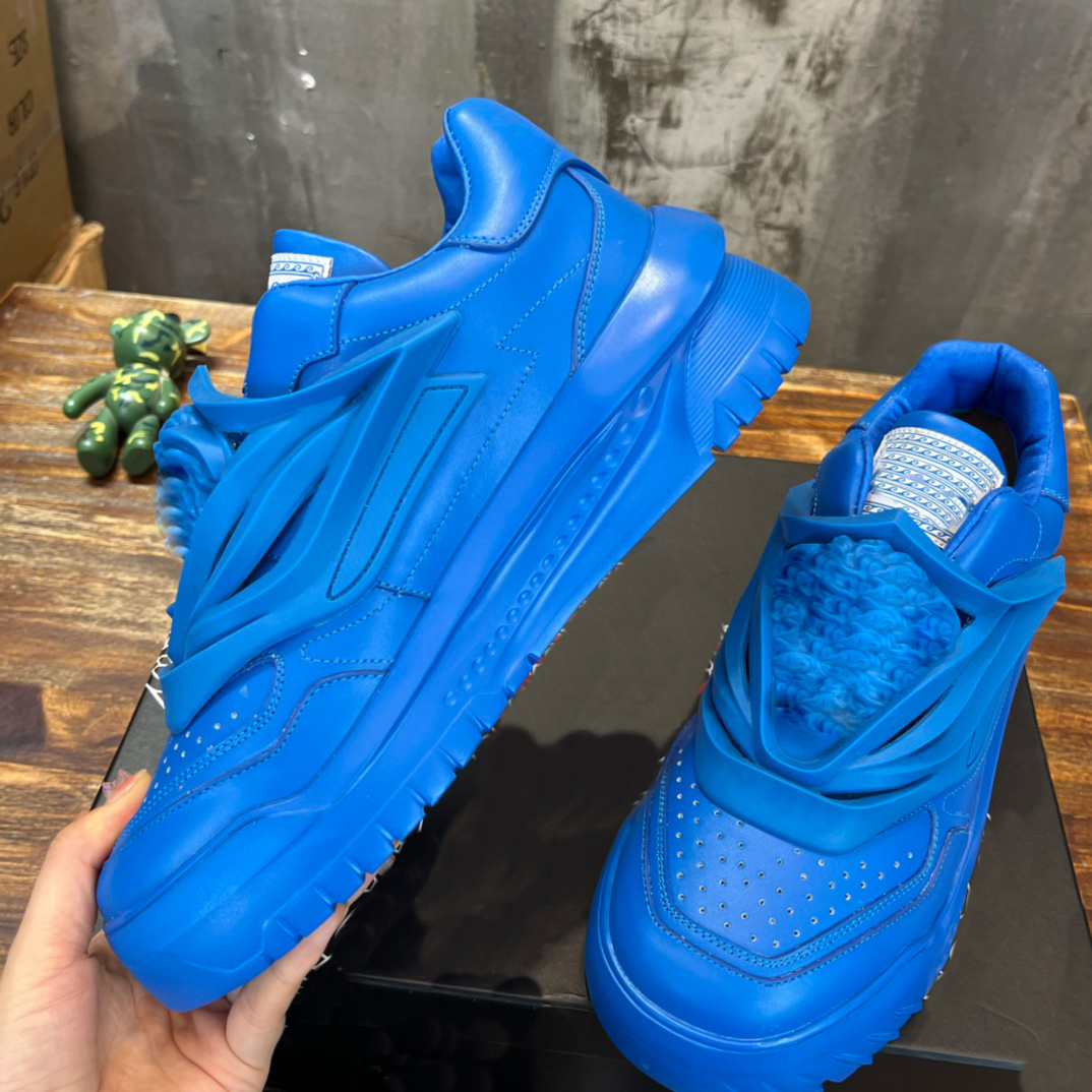 Designer Sneaker Odissea Leather Walking Sneakers Shoe Flat Heel Low Top Rubber Sole Thick Greek Soles Men Women Casual Shoes Size 35-45, Customize
Designer Sneaker Odissea Leather Walking Sneakers Shoe Flat Heel Low Top Rubber Sole Thick Greek Soles Men Women Casual Shoes Size 35-45, Customize