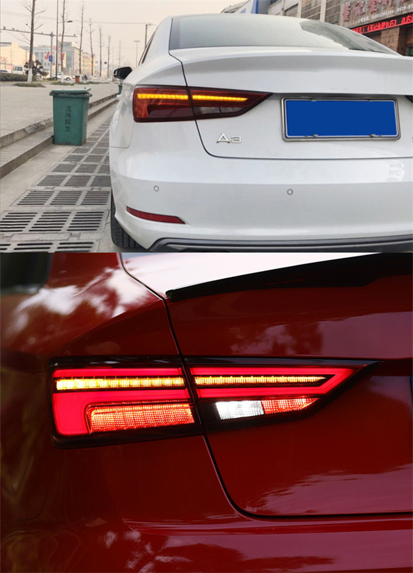 Car Styling For Audi A3 Tail Light 20 13-20 19 S3 LED Tail Lamp DRL Signal Brake Reverse Auto Accessories